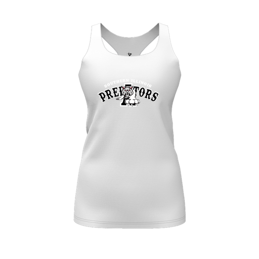 [FT0TRBWH-FYS-LOGO2] Decker Racerback Tank Top (Female Youth S, White, Logo 2)