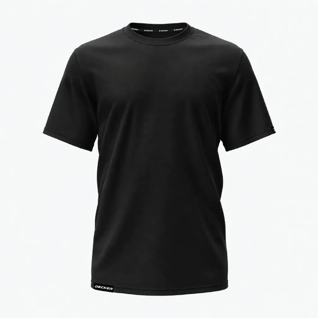 [FTSCCFBK-YXS-NONE] NEW Decker Comfort T-Shirt (Black, Youth XS, None)