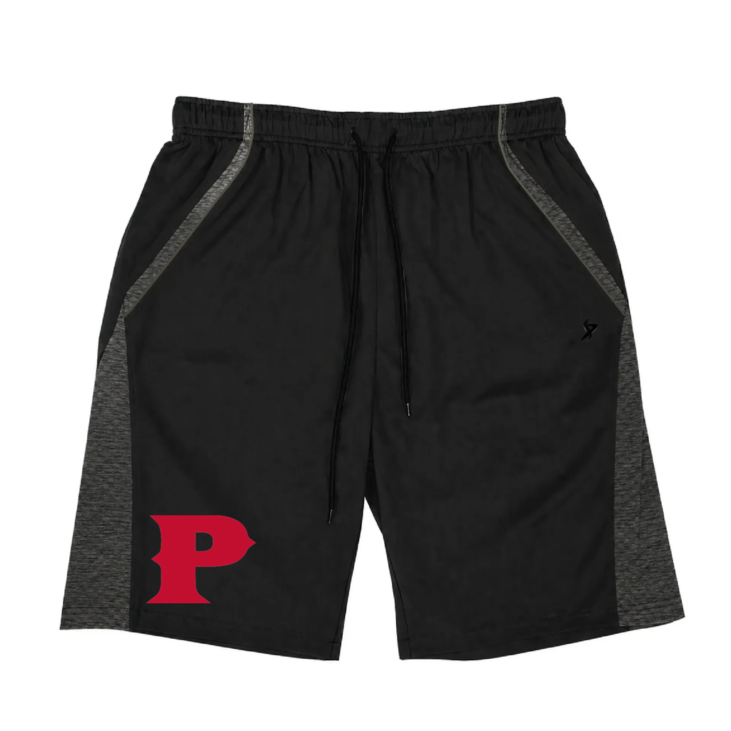 [DFW-SHOR-PER-ANG-BLK-YXS-LOGO1] Decker Shorts (Angle Shorts) (Black, Youth XS, Logo 1)