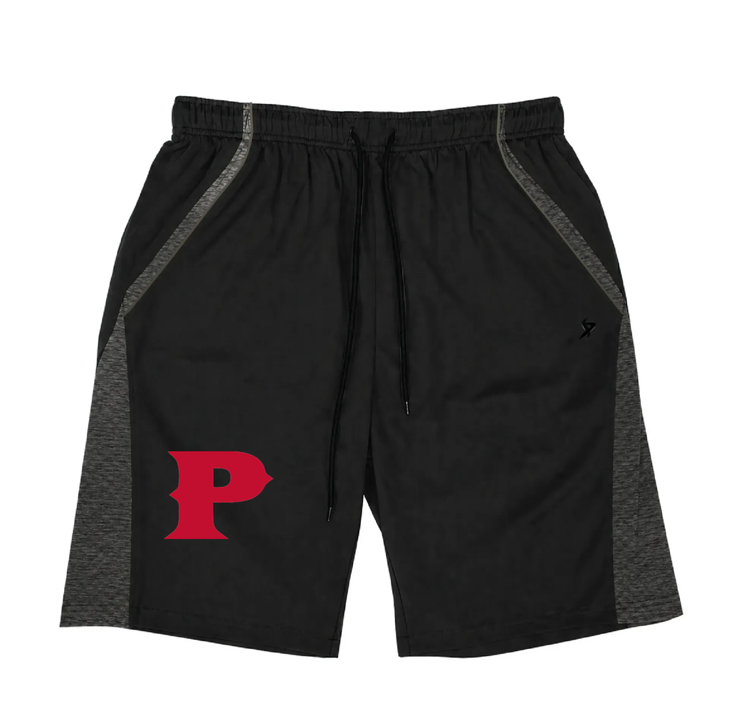 [DFW-SHOR-PER-ANG-BLK-YXS-LOGO1] Decker Shorts (Angle Shorts) (Black, Youth XS, Logo 1)