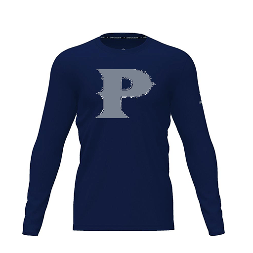 [CUS-DRIF-TEES-PER-CNK-LSL-NVY-YXS-LOGO1] Dri Fit Performance T-Shirt (Youth XS, Navy, Logo 1, Long Sleeve)