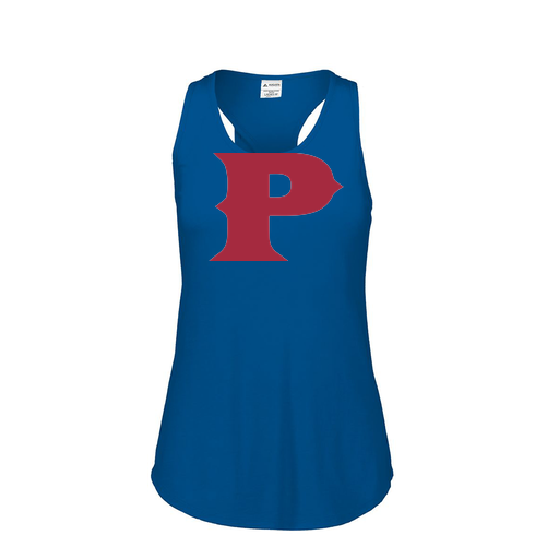 [3078.U55.S-LOGO1] Ladies Tri Blend Tank Top (Female Adult S, Royal, Logo 1)