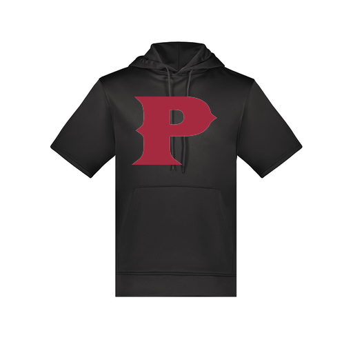 [6871.080.S-LOGO1] Men's Dri Fit Short Sleeve Hoodie (Adult S, Black, Logo 1)