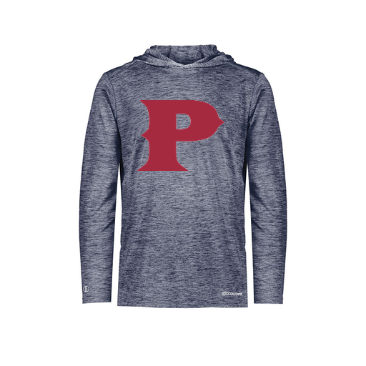 [FOLHCGNV-AS-LOGO1] Decker Men's Charge Hoodie (Adult S, Navy, Logo 1)