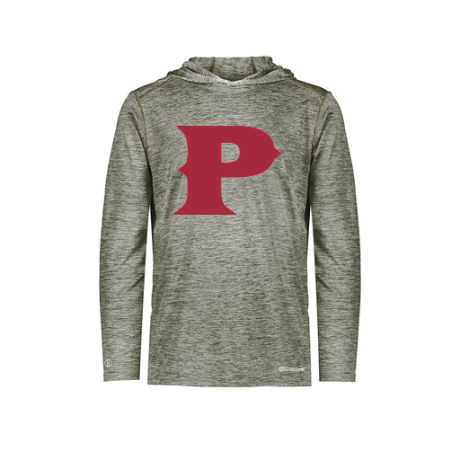 [FOLHCGGY-AS-LOGO1] Decker Men's Charge Hoodie (Adult S, Gray, Logo 1)