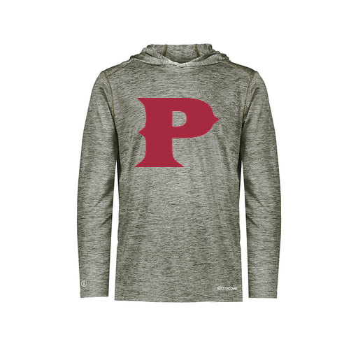 [FOLHCGGY-YS-LOGO1] Decker Youth Charge Hoodie (Youth S, Gray, Logo 1)