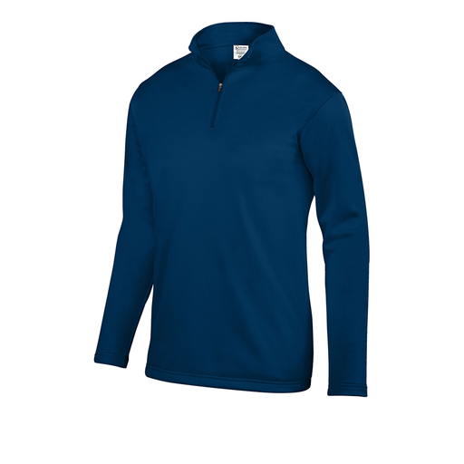 [DFW-FFQZ-NVY-AS-LOGO3] Men's FlexFleece 1/4 Zip (Adult S, Navy, Logo 3)