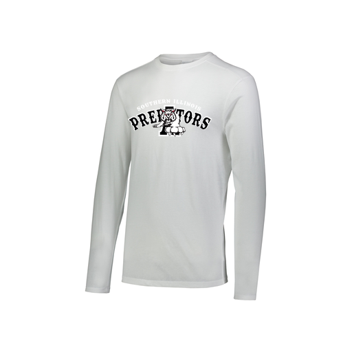 [FTLCUBWH-YS-LOGO2] Decker Youth Tri-Blend T-Shirt - Long Sleeve (Youth S, White, Logo 2)