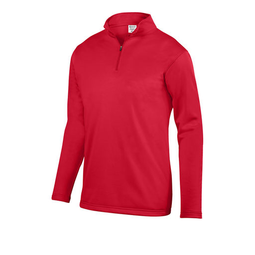 [5508.040.S-LOGO3] Decker Youth FlexFleece 1/4 Zip (Youth S, Red, Logo 3)