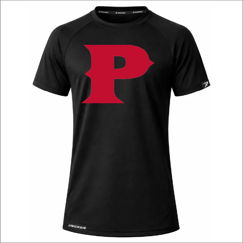 [FTSCPTBK-YXS-LOGO1] NEW Decker Performance T-Shirt (Black, Youth XS, Logo 1)