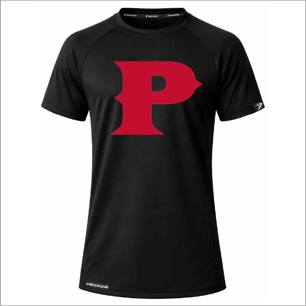 [FTSCPTBK-YXS-LOGO1] NEW Decker Performance T-Shirt (Black, Youth XS, Logo 1)