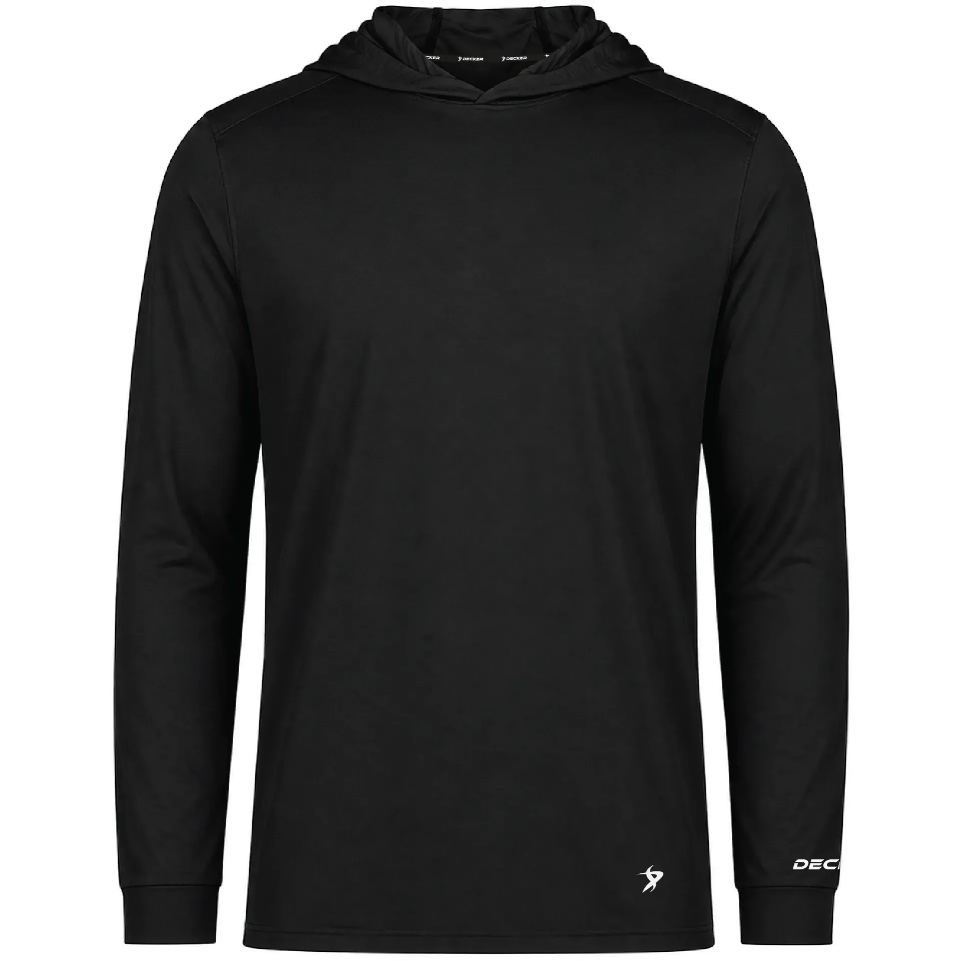 [FTLHUBBK-AS-NONE] Decker Adult Tri-Blend Hoodie (Black, Adult S, None)